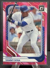 2026 Panini Donruss Baseball Sammy Sosa Optic Pink Velocity /79 #60 Cubs