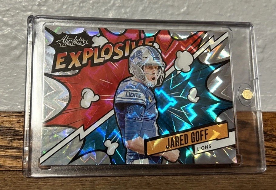 2024 Panini Absolute - Explosive Jared Goff IN MAG  #EX-JGF