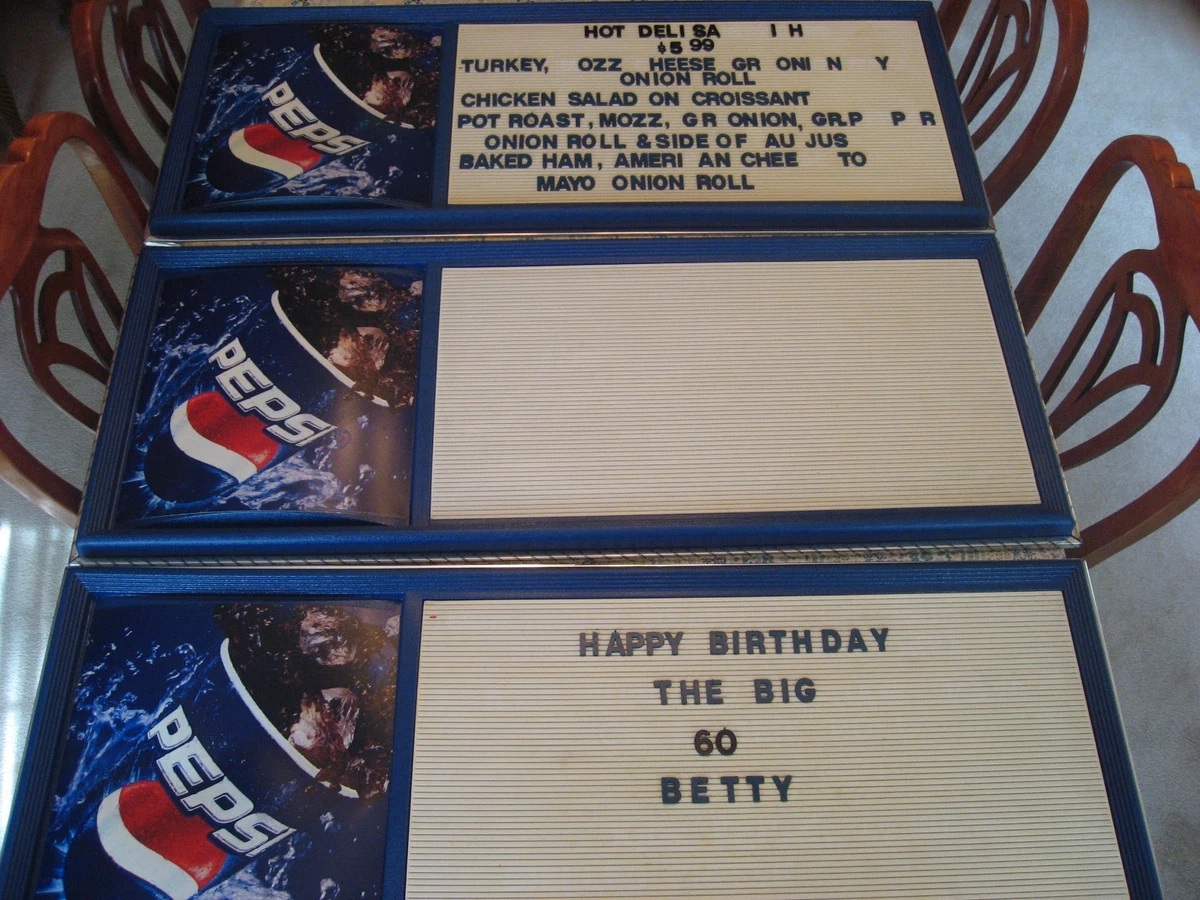 Pepsi Menu Board for sale | eBay