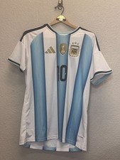 Addidas Argentina World Cub Jersey Player Edition Size XL Messi #10