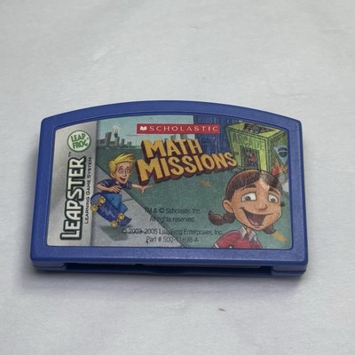 LeapFrog Leapster L-Max Scholastic Math Missions Learning Cartridge Video Game