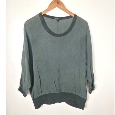 James Perse Sage Green Dolman Sleeve Top Size 3/Medium (8-10) Quiet Luxury