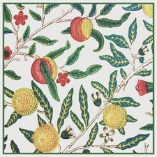 Arts Crafts William Morris Fruit Minor Counted Cross Stitch Chart Pattern