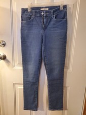 Women's Levi Jeans Classic Mid Rise Skinny Jean Size 29 X 29 Inseam Denim