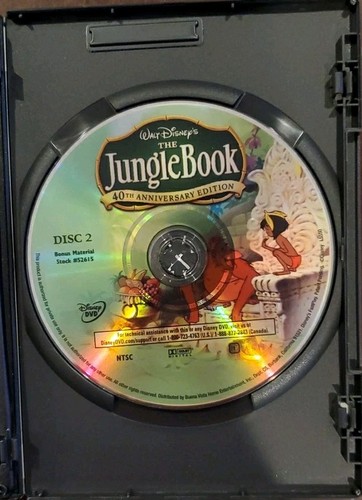 The Jungle Book (DVD, 2007, 2-Disc Set, 40th Anniversary Platinum Edition) VGC  - Bild 12 von 12