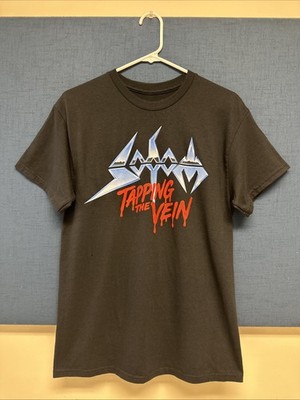 Sodom Shirt Original Tapping The Vein Double Sided Steamhammer Records (Rare)