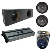Universal Regular Standard Cab Kicker CWR12 Dual 12 Rhino Sub Box HA-A1500.1