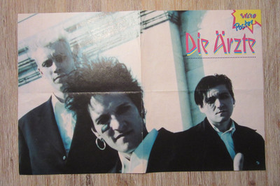 Poster DÄ die ärzte Salto Farin Bela Rod Rarität Plakat