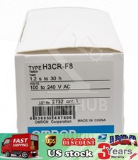 1PC New Omron H3CR-F8 PLC Twin Timer 100-240V...