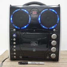 Singing Machine SML-383 Portable CDG Player Karaoke Machine Black
