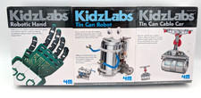 KidzLabs Robot Building Kit, Set of 3 Projects, Science and Tech Toys, NIB