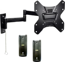 2322L-2 Portable Travel RV TV Mount Locking Articulating Arm Allows 1 TV to Be U