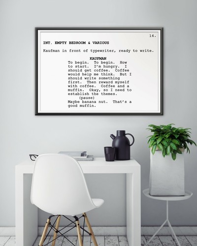 Adaption Drehbuch Filmposter! (bis 24" x 36") - Film - Drehbuch - Schreiben - Bild 3 von 6