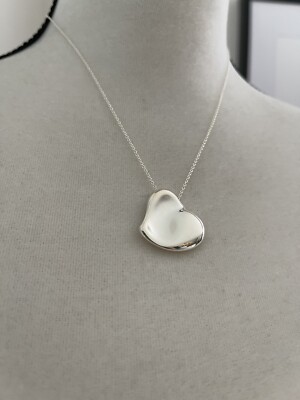 Tiffany & Co. Elsa Peretti Full Heart Pendant in Sterling