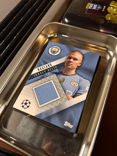 Match Attax 2024 2025 Erling Haaland Man City Jersey Relic Card Mint & New Rare