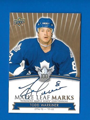 2017-18 TORONTO MAPLE LEAFS CENTENNIAL LEAF MARKS AUTOGRAPH & AKA CARD SEE LIST - Picture 86 of 91
