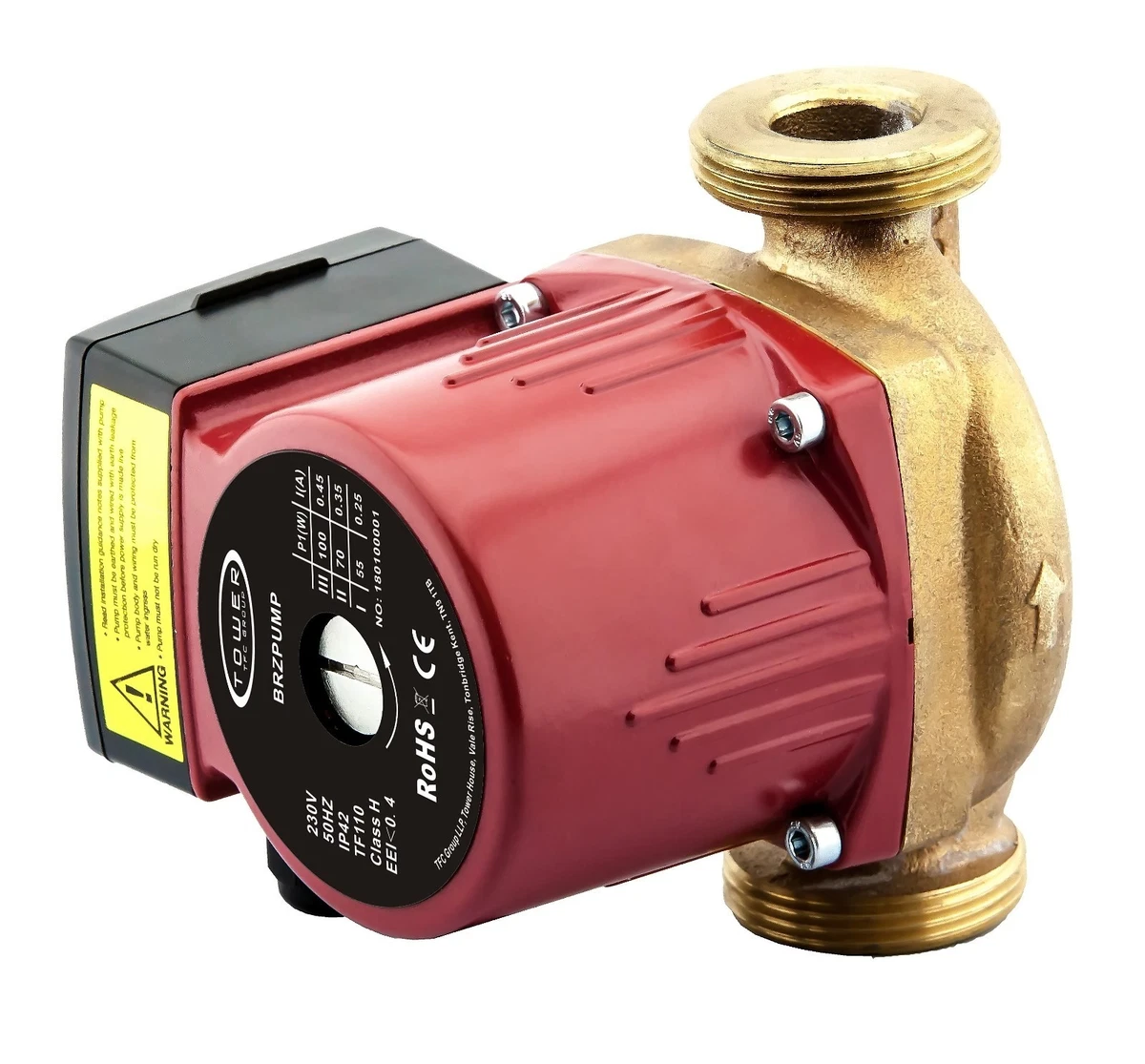 Secondary Hot Water Circulating Pump 6m Head Bronze Replaces Grundfos Wilo  BRZ | eBay