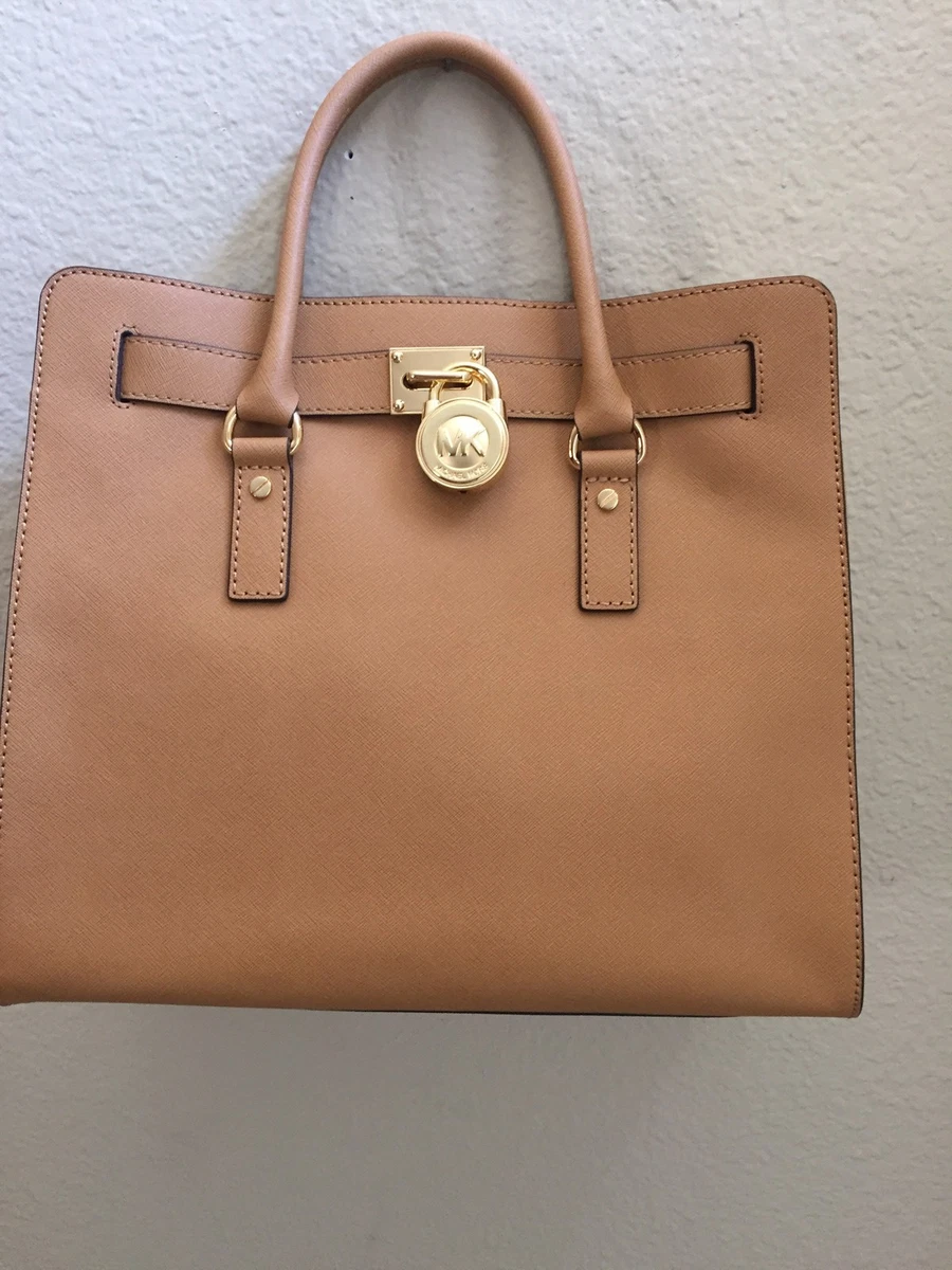 MICHAEL Kors Large Hamilton Saffiano Tote Peanut color retail 498.00