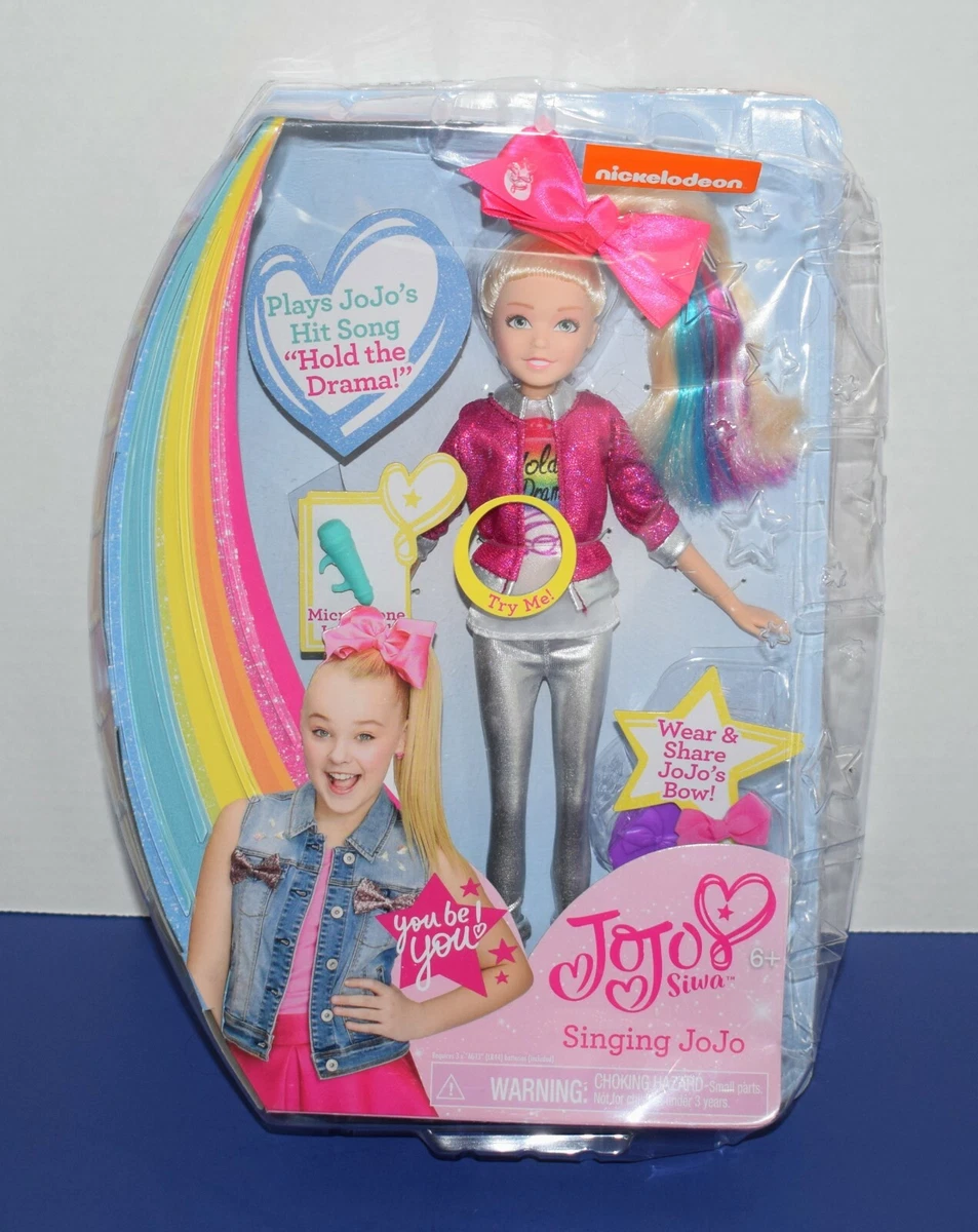 Nickelodeon JoJo Siwa Singing Doll Hit Song: Hold The Drama New in Box