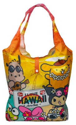 NWT Hawaii Hello Kitty & Friends Sanrio Reusable Foldable Shopping Totes License
