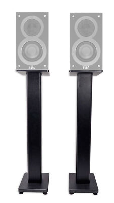 Pair 36'' Bookshelf Speaker Stands For ELAC Debut B4 Bookshelf Speakers
