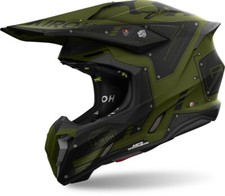 Airoh Twist 3 Military Green Matt MX Helmet – Cutting-Edge ECE 2206 Approved