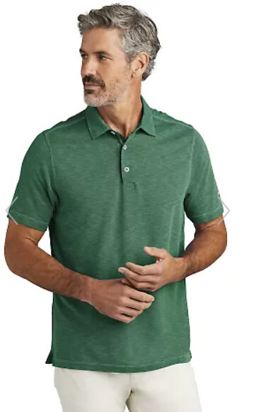 Tommy Bahama Men's Santa Rosa Gardens Five O'Clock Polo Shirt - Continental Heather