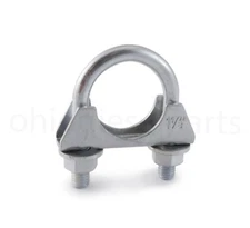 Ohio Diesel Parts Heavy Duty Muffler/Exhaust Pipe Clamp 1-1/8" Inch U-Bolt