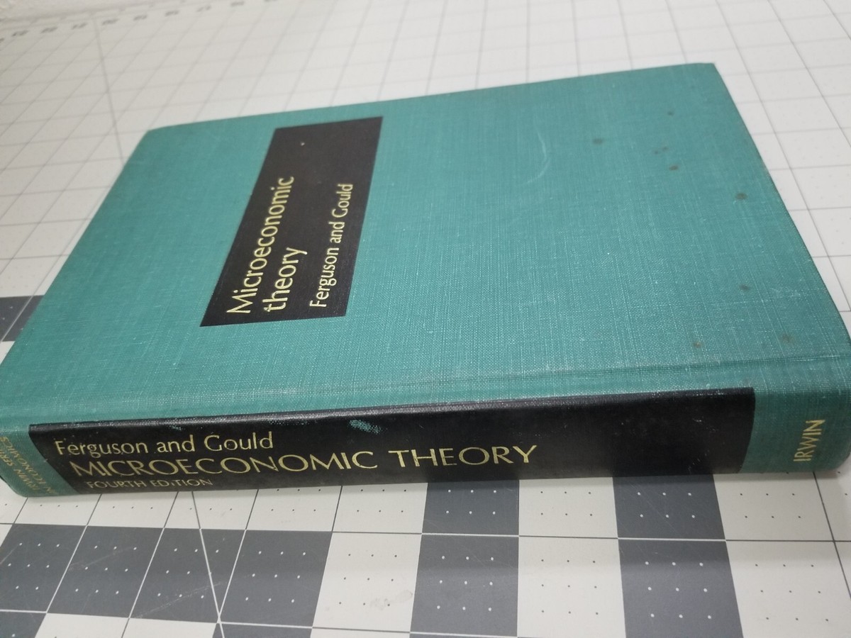 RARE 1975 Microeconomic theory The Irwin series in economics