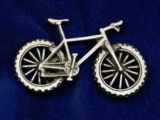 Empire Pewter Mountain Bike Pin (Hardtail)
