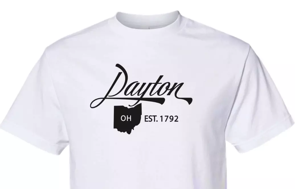 T shirt top design dayton ohio