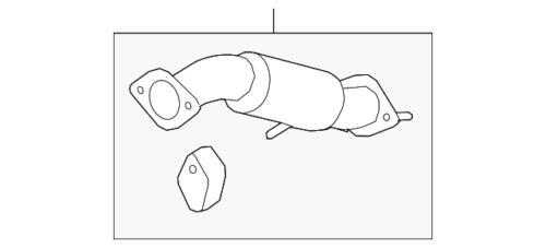 Tubería delantera para Hyundai (N/P 28610-4Z500)