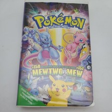 Pokemon Mewtwo Returns Movie VHS Johto Adventure Clamshell 2001 TESTED