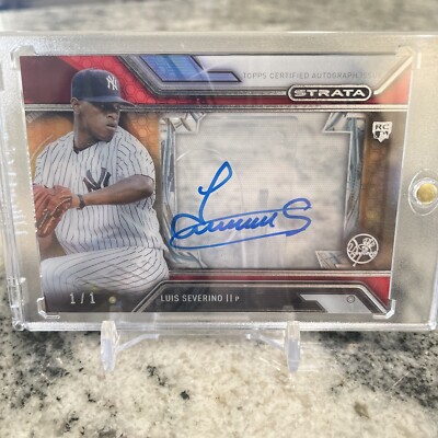 2016 Topps Strat Acetate Luis Severino RC Auto 1/1
