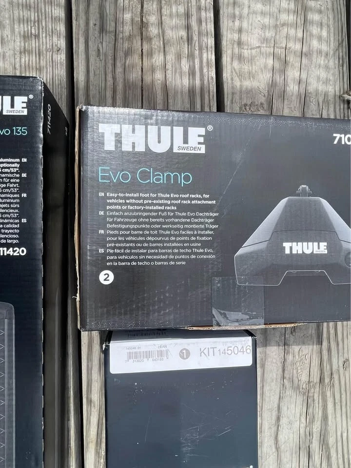 Baca de techo Thule WingBar Evo negra 2017+ Honda CR-V totalmente nueva Foto 2 de 4