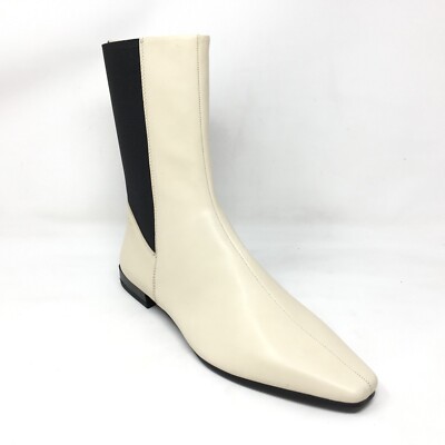 Women's NEW Vagabond Pull On Chelsea Boots Booties Shoes Size 39 EU/9 US Ivory