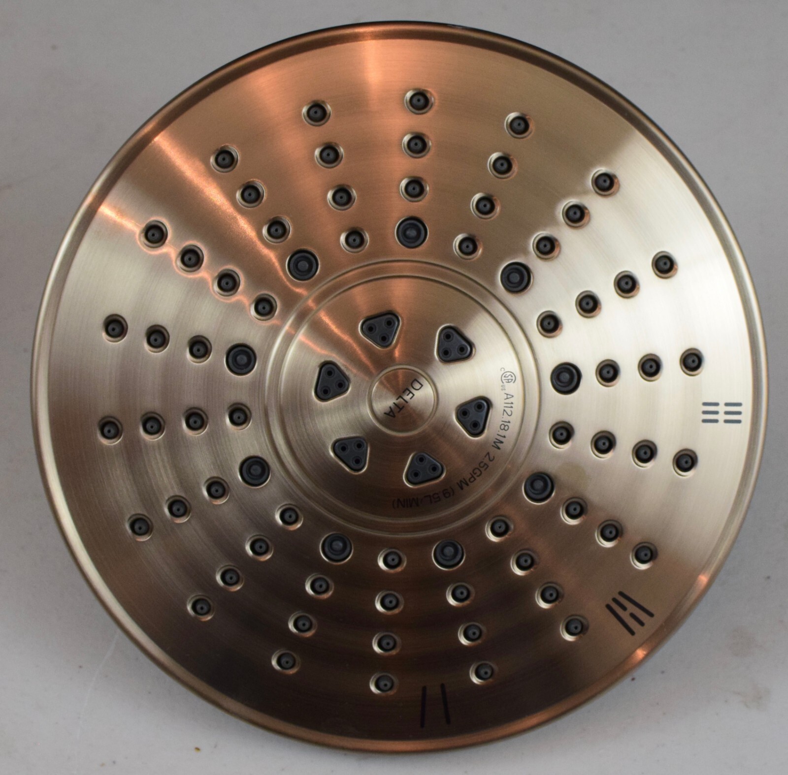 Delta 3Spray Shower Head in Champagne Bronze 52680CZ eBay