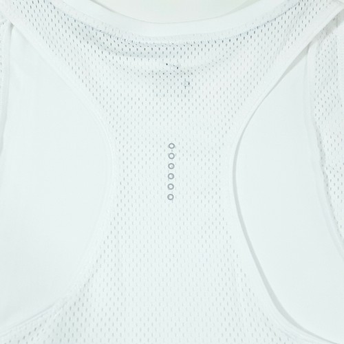 Nike Womens White Crew Neck Dri Fit Racerback Activewear Tank Top Size XL - Picture 4 of 10