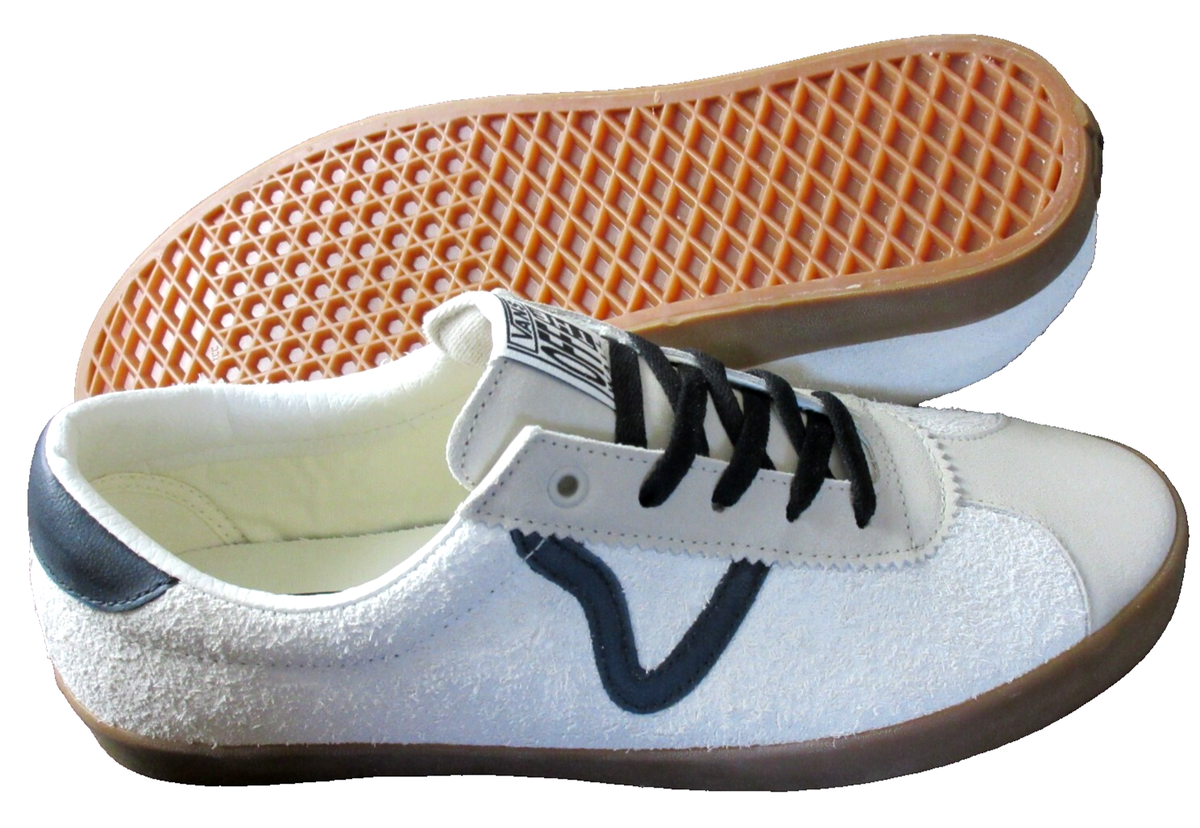 靴 VANS AUTHENTIC SUEDE MARSHMALLOW/BLACK New Vans Authentic Suede Marshmallow/Black Sole Sneakers Low
