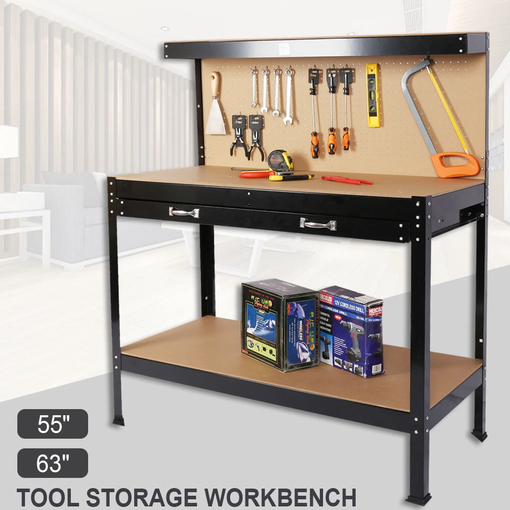 My third car garage workbench : r/Workbenches