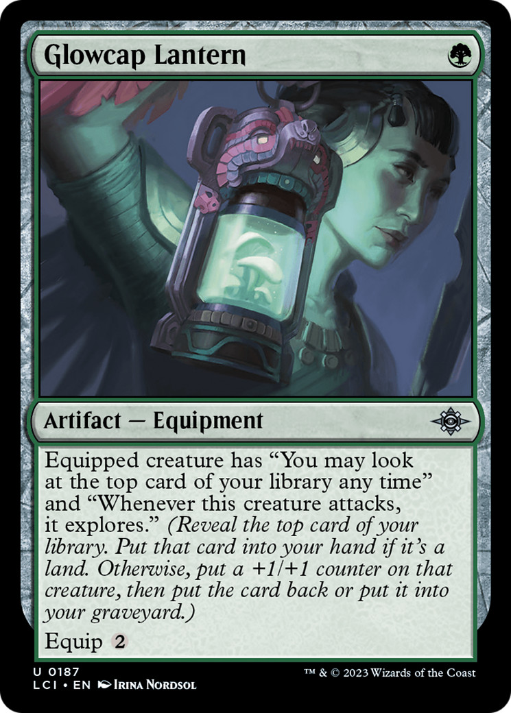 x1 Glowcap Lantern LCI MTG 187 UNCOMMON M/NM 1x