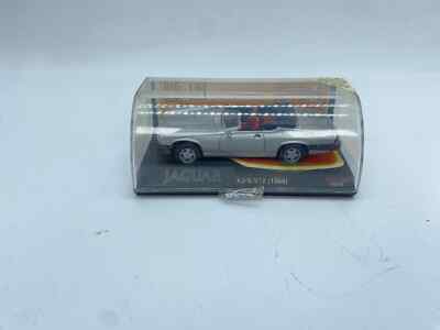 Modell Auto Jaguar XJ-S-V12 1988 Grau Kabrio - New Ray - Skala 1:43