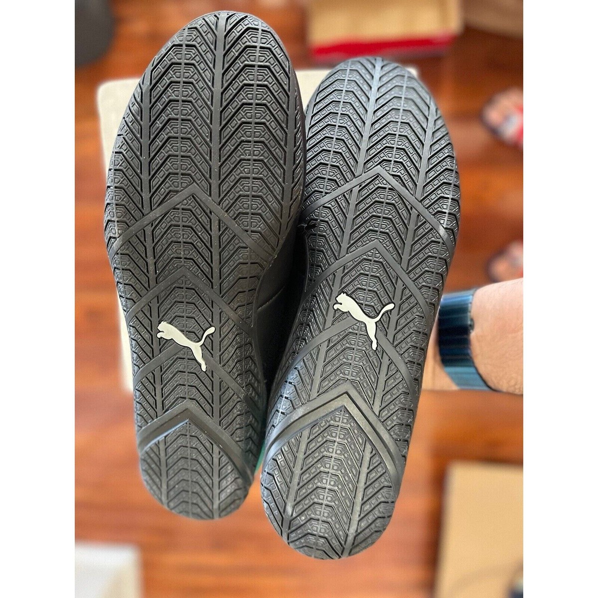 New Puma Mercedes AMG Cat Lace Up Sz 10.5 Black Sneakers Casual Shoes Formula 1 Amazon.com | Puma Mens Mercedes AMG Petronas Drift Cat  main image 3