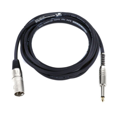 3 m Audiokabel XLR male Klinke 6,3 mm mono Audio Kabel XLR Klinke Kabel XLR 1m