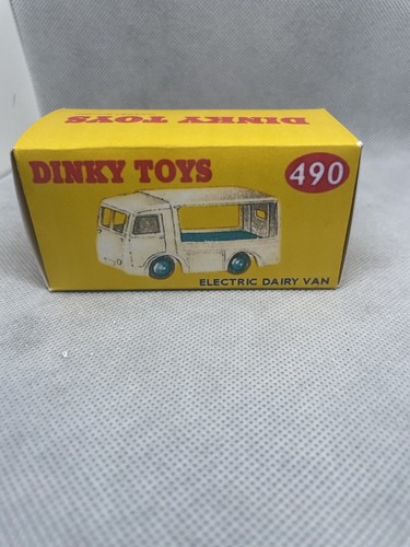 Dinky Toys Nº 490 Express Dairy Van solo caja repro - Imagen 4 de 5