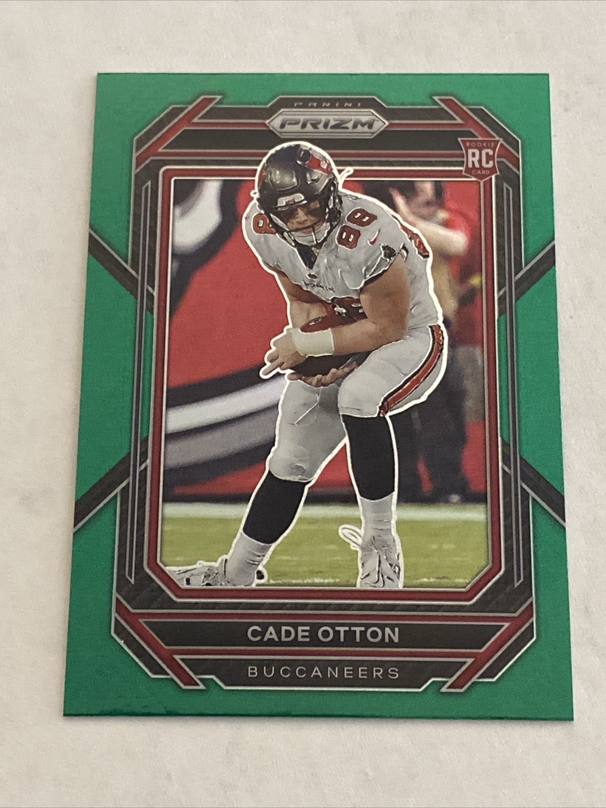 2022 Panini Prizm Cade Otton Green Prizm RC #362 BUCCANEERS
