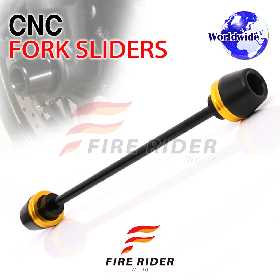 Deslizadores de horquilla delanteros Delrin CNC Billet para Aprilia Shiver 750 2008-2016 Foto 4 de 4