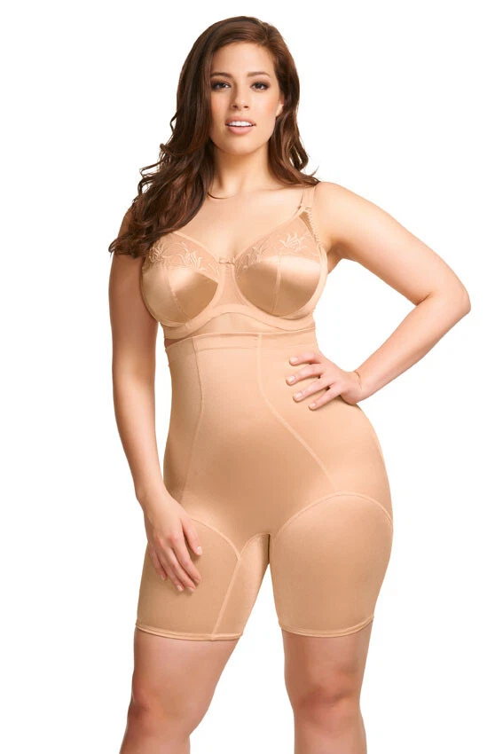 Pantalones Cortos Modeladores Cintura Alta Elomi Curve Talla Mediana Nude 8118 Foto 3 de 3