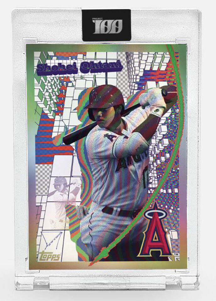 2022 Topps Project100 Card #3 Shohei Ohtani by J. Demsky Sealed