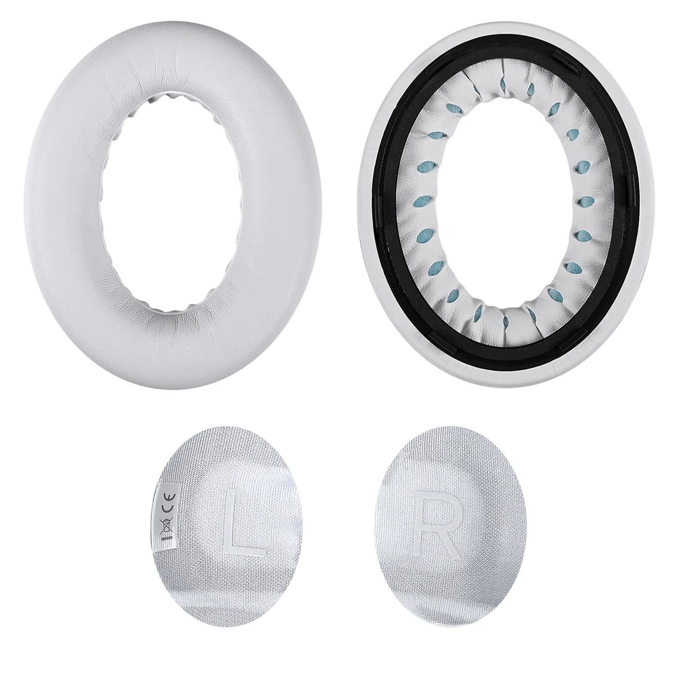Cuscinetti Ricambio per Bose NC700 Noise Cancelling Cuffie - Memory Foam -Bianco - Immagine 2 di 4